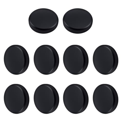OLYCRAFT 10 Stück Schwarze Knopfabdeckungen Für Jeans Passend Für 15mm Knöpfe TPU Knopfabdeckung Hemdknopfabdeckung Verhindert Hemdlöcher Für Jeansknöpfe Nähset Ersatz Für Hemden Jeans