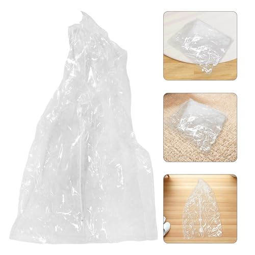 Pouf de rangement zippé transparent et léger avec assise confortable - 8