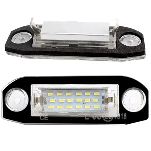 Luces matrícula LED para Volvo S40 y V60 que solucionan la falta de luz trasera con blanco xenón