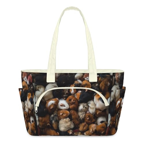 Grand sac fourre-tout zippé pour femme grand format voyage et travail