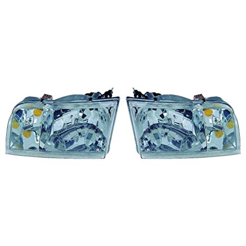 For Ford Crown Victoria Headlight Assembly 2003-2011 Pair Driver and Passenger Side DOT Certified For For FO2502200