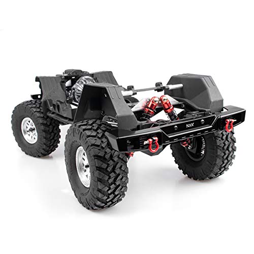 Kyx Racing Cnc Machined Aluminum Alloy Front Rear Bumper Set For 1/10 Rc Crawler Axial Scx10 Iii Axi03007 Scx10.3 #TOP7