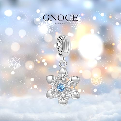 Image of GNOCE Christmas Charm Silver Plated & Sterling Silver Bracelet Gift
