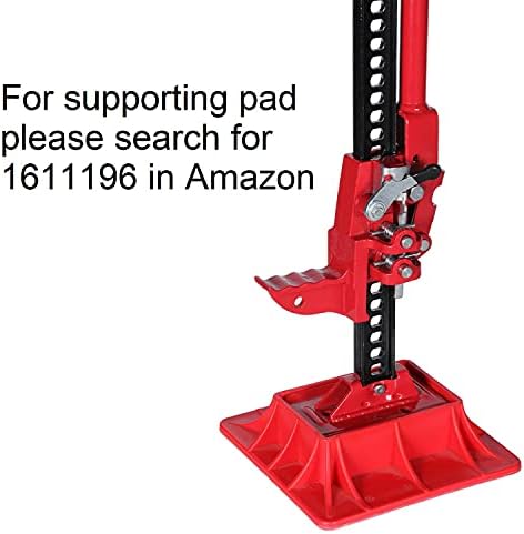 KATSU Farm Jack, Heavy Duty 48 Inch 1200mm 3.5 Ton Loading Capacity High Lifting Ratchet Farmers Jack for Tractors Trucks 161195