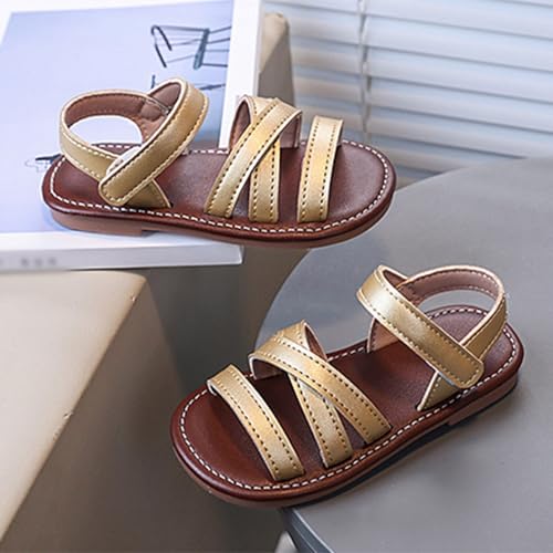 IWIHMIV Slip On Sandals for Girls Beach Open Toe Sandals Outdoor Flat Kid Comfortable Non Slip Summer Shoes for Girls3