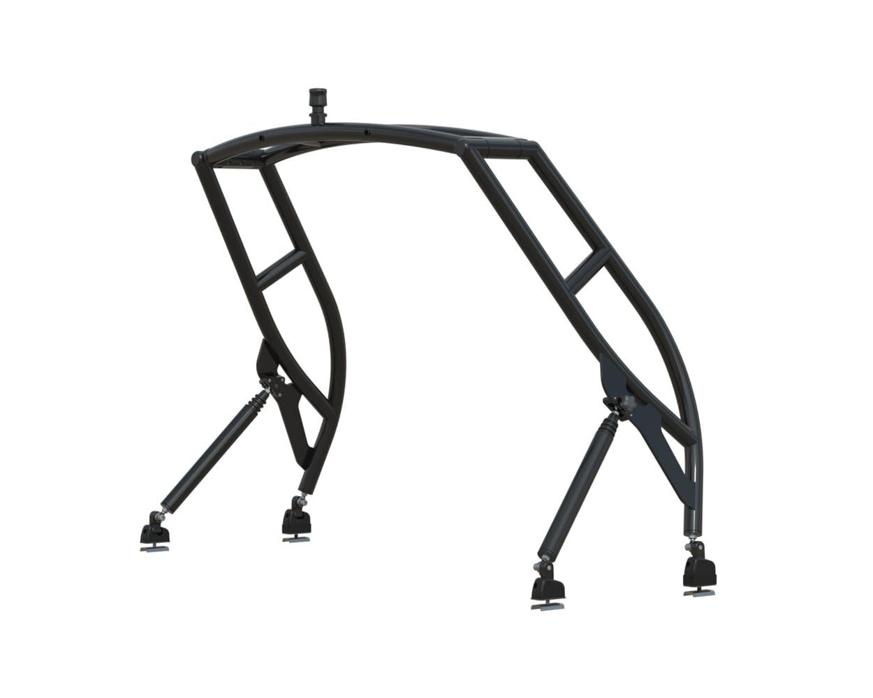 Monster Tower MT7 Wakeboard Tower - Dual Header, No-Drill Assembly, OEM Design, High Tow Point, Adjustable Legs, Top/Side Mount (White or Black Powder Coat)