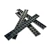 Produktbild 4 x Lego System Leiste Basic Bau Platte Stein schwarz 2 x 16 für Set Star Wars 75059 4841 6987 8635 4195 4184 76023 75150 4282