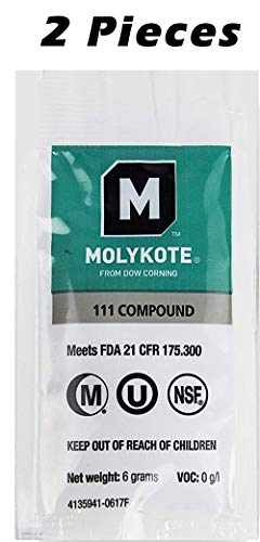 151122 Big Blue Oring Compatible with Pentek Pentair O-Ring OEM Size 6 Pcs w/Dow Molykote 111 O-Ring Lubricant and Scratch Free O-Ring Pick