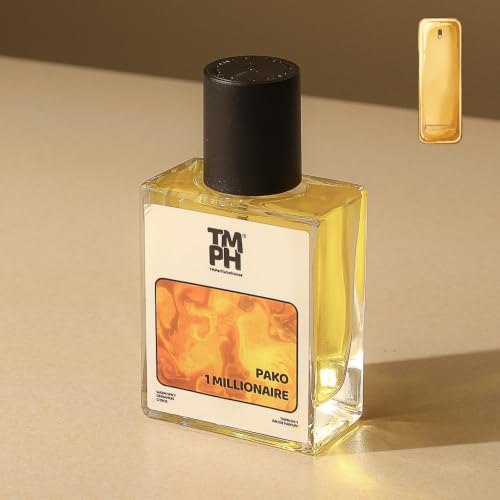 Image of TMPerfumehouse PAKO 1 MILLIONAIRE EDP for Men & Women | Sweet, Spicy & Long Lasting Perfume Spray | Warmspicy, Cinnamon & Citrus Fragrance | Luxury Gift for Him & Her | TMPH | 50ml