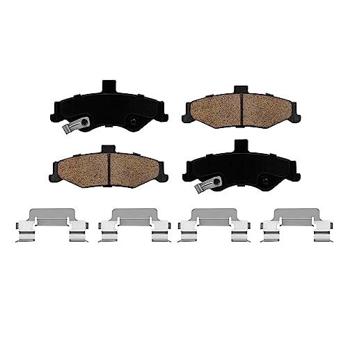 Image of Detroit Axle - Rear Ceramic Pads w /Hardware Brake Cleaner Fluid