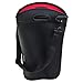 2 Bottle Wine Carrier Travel Bag - Thick Insulating Neoprene Wine Tote- Expandable 2 Bottle, Taller Design - Zipper Closes over Corked Bottles, Adjustable Shoulder Strap