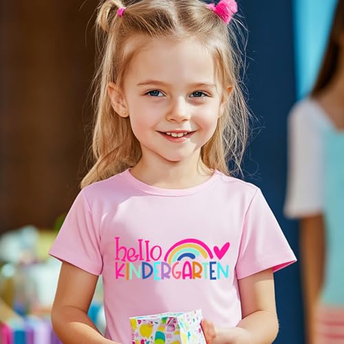 First Day of Kindergarten Shirt for Boys Girls Game On Kindergarten Tops Toddler Kids Back to School Outfit 3-7 Years4