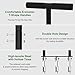 Qsxou Lawn Aerator Coring Tool, Aerator Lawn Tool with 3 Hollow Tines, Manual Core Aerator for Lawn Garden Care and Loosen Compacted Soil, Lawn Aeration, Garden Tool