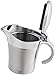 LYP Milchkanne Servieren von Pitcher Edelstahl Sauce Boats Sauce Bootsglas mit Deckel Doppelwand Thermische Isolierung Sauce-Krug (Size : 750ml)