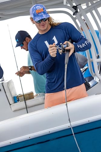 HUK Men's Icon X Crew, Long-Sleeve Performance Fishing Shirt4