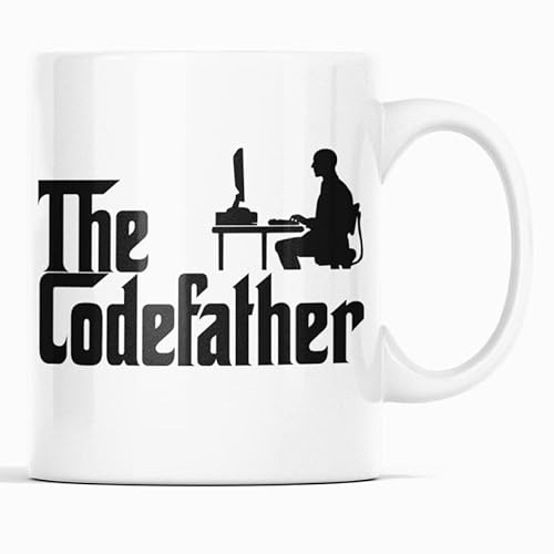 McMug - The Codefather - Coding, Programmer - Dad Mug, Ceramic, 11fl.oz.