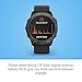 Garmin Fenix 6X Pro Solar, Premium Multisport GPS Watch with Solar Charging Capabilities, Features Mapping, Music, Grade-Adjusted Pace Guidance and Pulse Ox Sensors, Dark Gray with Black Band