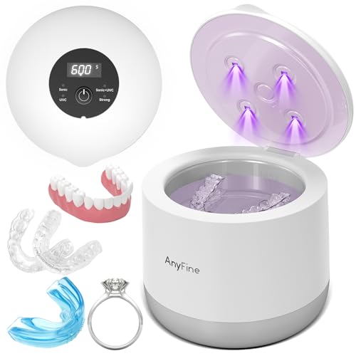 Nettoyeur à ultrasons pour têtes de brosse à dents et bijoux ternis
