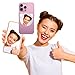 SHDIEHJFMLDH 2 Sets Magnetic Selfie Mirror for Back Camera, Compatible with Magsafe Case & All Phones, Convex Cell Phone Mirror for Selfie & Vlogging & Streaming, See How You Look in The Back Camera
