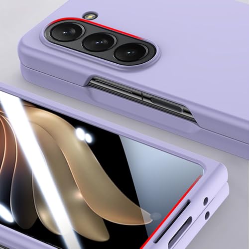 Coque Samsung Galaxy Z Fold 7 bleu avec protection d'écran intégrée anti-choc - 4