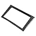 Navigation Trim, Carbon Fiber Car Navigation Screen Frame Trim Cover Fit for Infiniti Q50/Q60 2013-2019