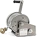Produktbild Edelstahl Handseilwinde Klein, Handkurbel Seilwinde, Seilwinde Handwinde mit Automatisch Bremse und Seilzug, Beste Wahl für das Heben von Lasten und Boot, 5-30m Drahtseil10m