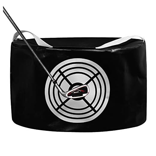 Scott Edward Golf Smash Bag Golf Impact Bag, Power Smash, Hitting Pocket, Golf Practice Swing Tool Waterproof Durable PVC Fabric (Black)