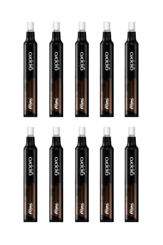 gippro gippromini 電子タバコ 使い捨て vape 6フレーバー 約700回吸引可能 コーヒー 10本 禁煙サポート ニコチン0 タール0 ベイプ コンパクト 持ち運び便利 爆煙 ジプロ