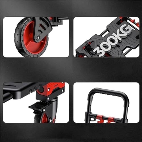 Carretilla plegable para carga y transporte pesado miniatura 4