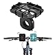 CBDYWVR Fahrradhalterung für JBL GO 4/GO 3/GO 2, tragbare Lautsprecher-Metallhalterung, Verstellbarer Riemenhalter mit Netztasche, kompatibel mit JBL Go 2/Go3 (nur Halterung) (schwarz)
