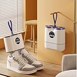 Elektrischer Schuh-Trockner Stiefel-Trockner mit Timer und ausziehbaren Schläuchen Schuh-Erfrischer-Wärmer zum Trocknen von Schuhen, Handschuhen, Socken und Arbeitsstiefeln, beseitigt Gerüche effektiv