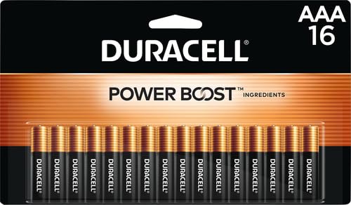 Image of Duracell Coppertop AAA Batteries with Power Boost Ingredients, Triple A Batteries, for Household and Office Devices, Alkaline AAA Battery, Pack of 20