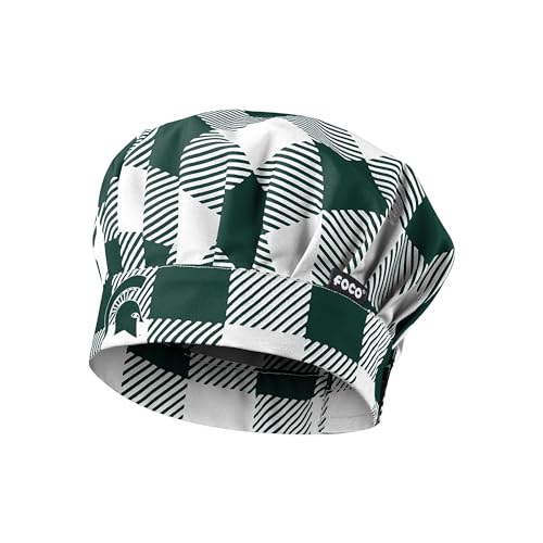 FOCO Michigan State Spartans NCAA Plaid Chef Hat