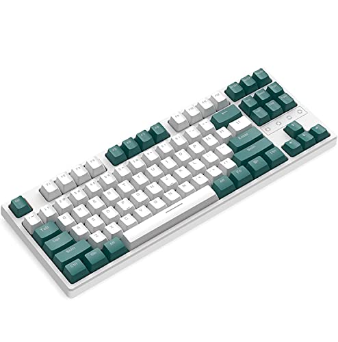 Clavier mécanique de jeu sans fil tri-mode TKL 87 touches vert