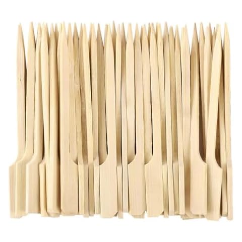 100 Bamboo Paddle Skewers for Parties Cover