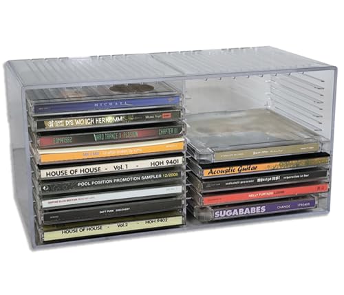 Protected CD-Box Tango für 18 CDs glasklar