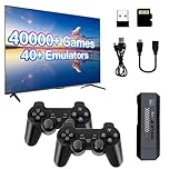 Retro Game Console,4K HD Output, 128GB, 40,000+ Classic Games, Dual 2.4G Wireless Controllers, for Family and Friends