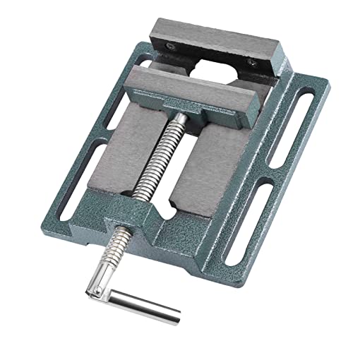 Heavy Duty 4 Opening Size Drill Press Vice Milling Drilling Clamp Machine Vise Tool, Stable and with Special Surface Paint, for Machinery Maintenance with Smooth Movement