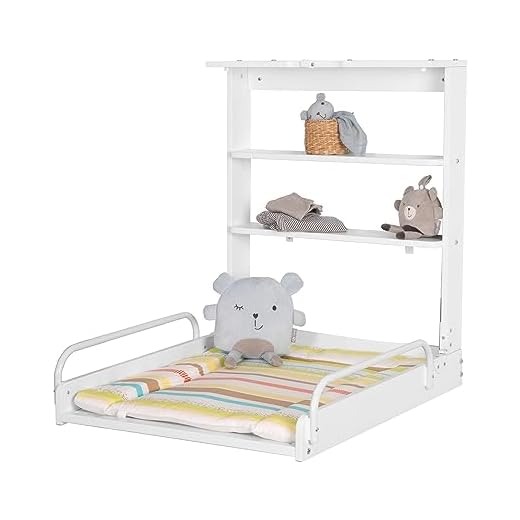 Roba 26015W V97 - cambiador de pared, blanco