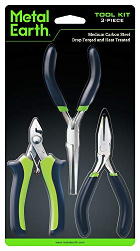 Fascinations Metal Earth 3D Metal Model Kit Bundle - Wright Brothers Airplane - F4U Corsair - Tool Set - Image 4