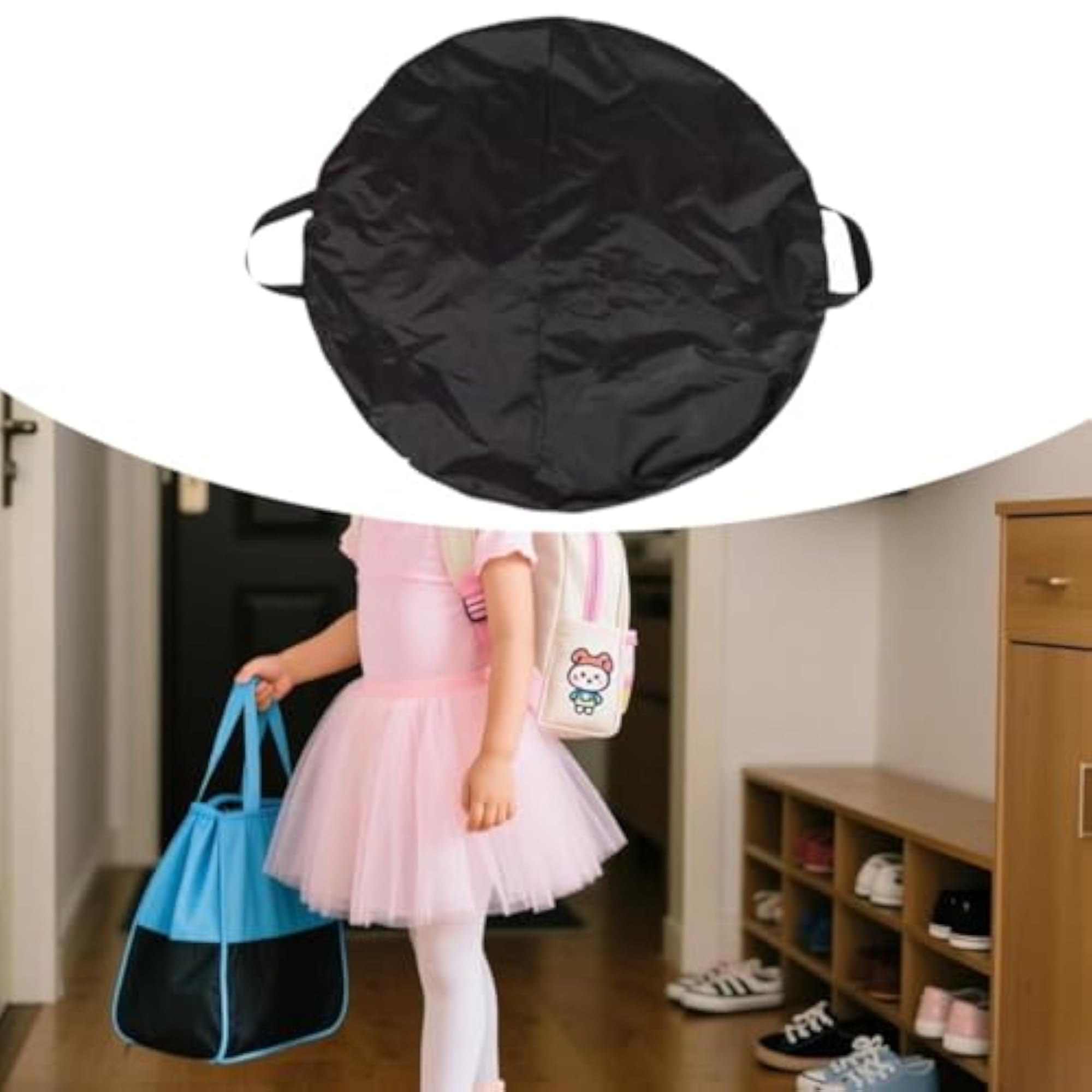 Kids Soft Pancake Dance Garment Bag, Black 80CM