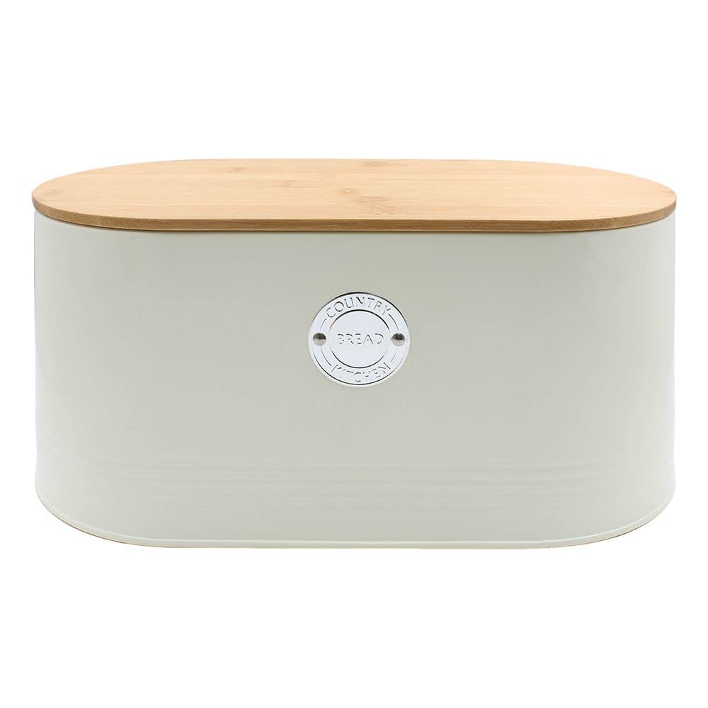 Lesser & Pavey Cream Badge Bread Bin
