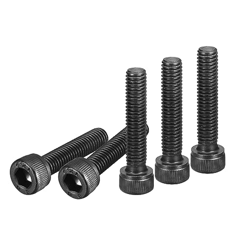 DTGN M6x30mm Socket Head Cap Screws Bolts, 25Pcs 12.9 Grade Alloy Steel, Metric Machine Hex Socket Screw, Hex Drive