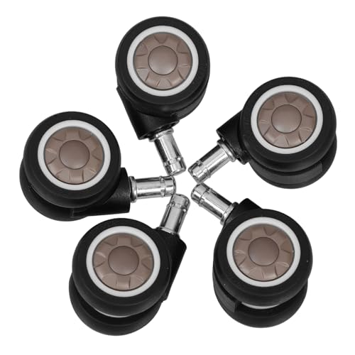 Angoily 5個オフィスチェア用キャスター ホイール 音設計 プ な移 が可 な椅