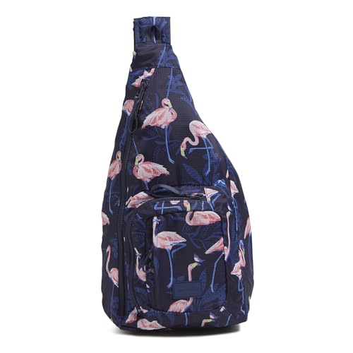 Ripstop Sling Backpack, Flamingo Party, One Size