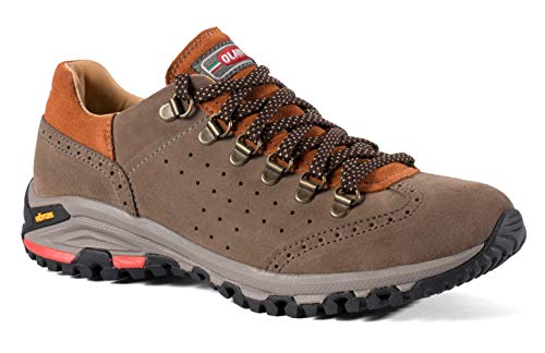 Olang® | Outdoorschuh Venedig aus Wildleder | Multisportschuh für Damen und Herren | Wanderschuhe | Trekkingschuhe | Freizeitschuhe | Multifunktionsschuh | Halbschuh (39 EU)