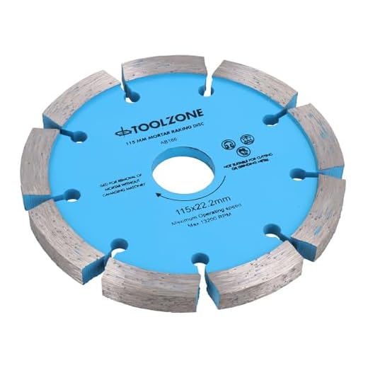 115mm Diamond Tipped Mortar Raking Disc