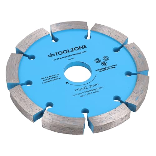 Disque de 115 mm x 8 mm grattage de joint meuleuse lame diamant rainurage mortier brique