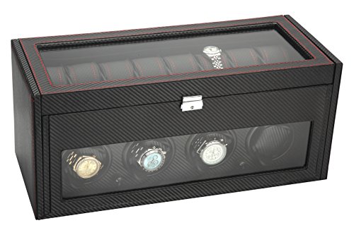 Diplomat 34-704 Modena Handmade Leather Synthetic Watch Winder