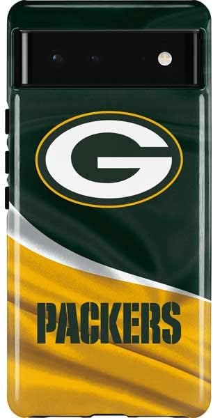 Skinit Pro Phone Case Compatible with Google Pixel 6 - Officially Licensed NFL Green Bay Packers Large Logo Design